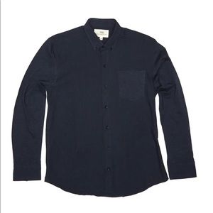 Button-Up Long Sleeve Pickled Bluewood Color